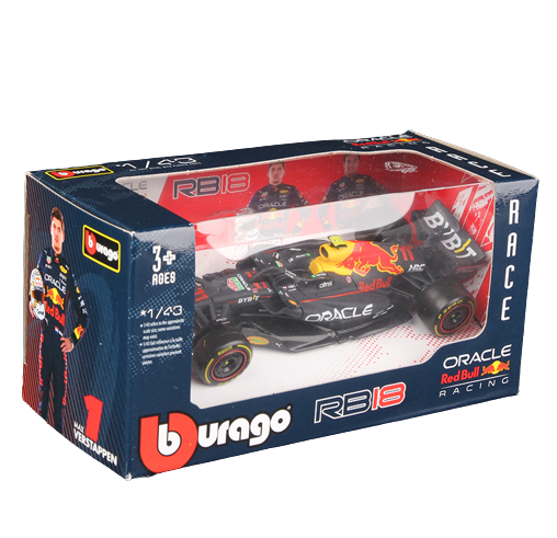 Foto 2 pulgar | Carro A Escala F1 Bburago Redbull Max Verstappen #1 Formula 1 color Negro