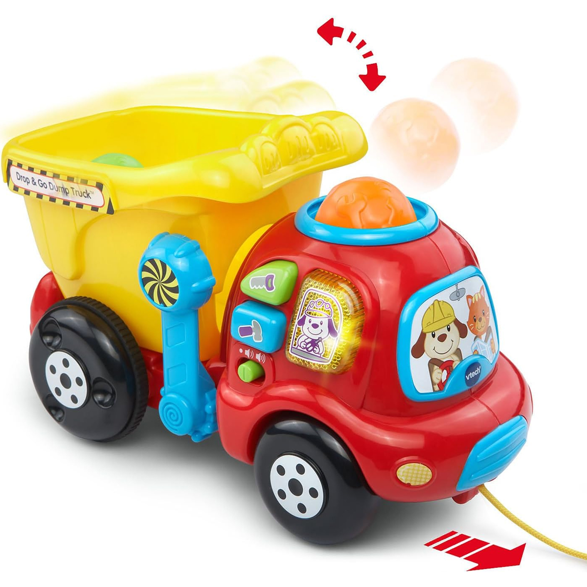 Foto 4 pulgar | Camión De Volteo Drop And Go Go Go Smart Wheels Vtech