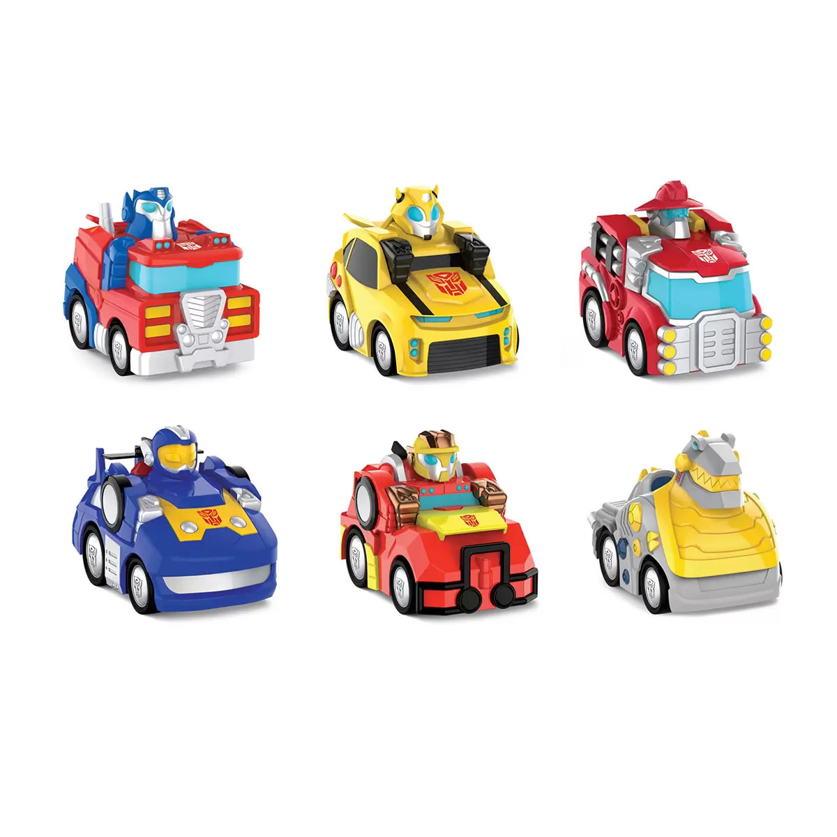 Foto 3 pulgar | 6 Automóviles De Tracción Hasbro Transformers Rescue Bots Academy