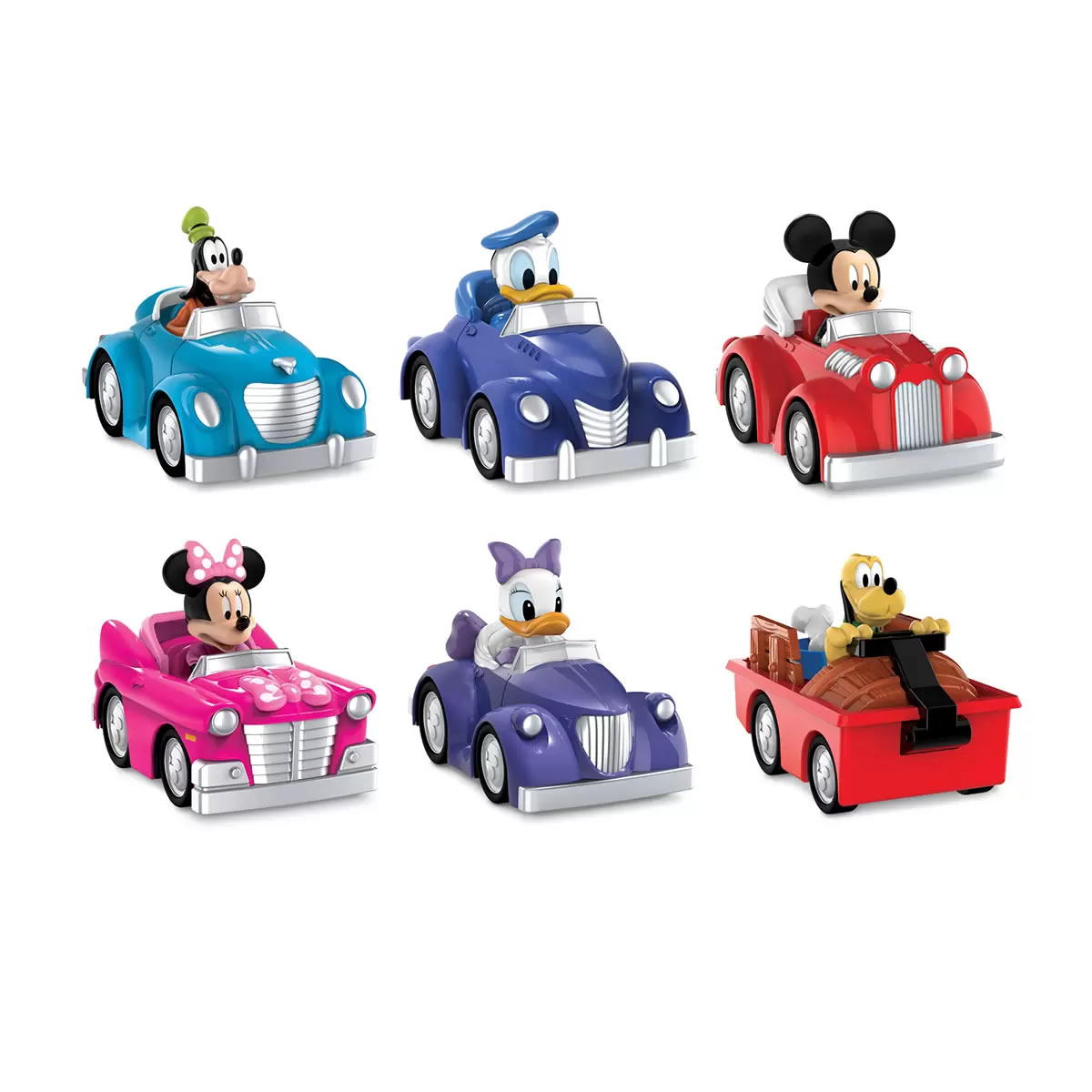 Foto 3 pulgar | Paquete De 6 Automóviles De Tracción Disney Junior Mickey 679500-1 Cst