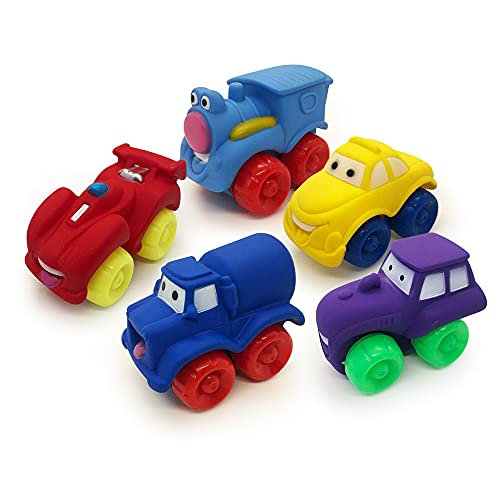 Foto 2 pulgar | Set De 5 Carritos Super Trucks Bf Toys Multicolor Llantas Suaves