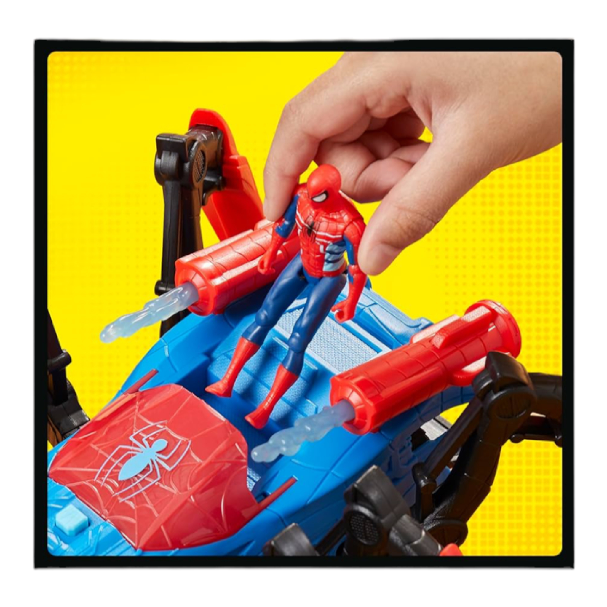 Foto 6 | Spider-Man Vehículo Aracnolanzador Hasbro