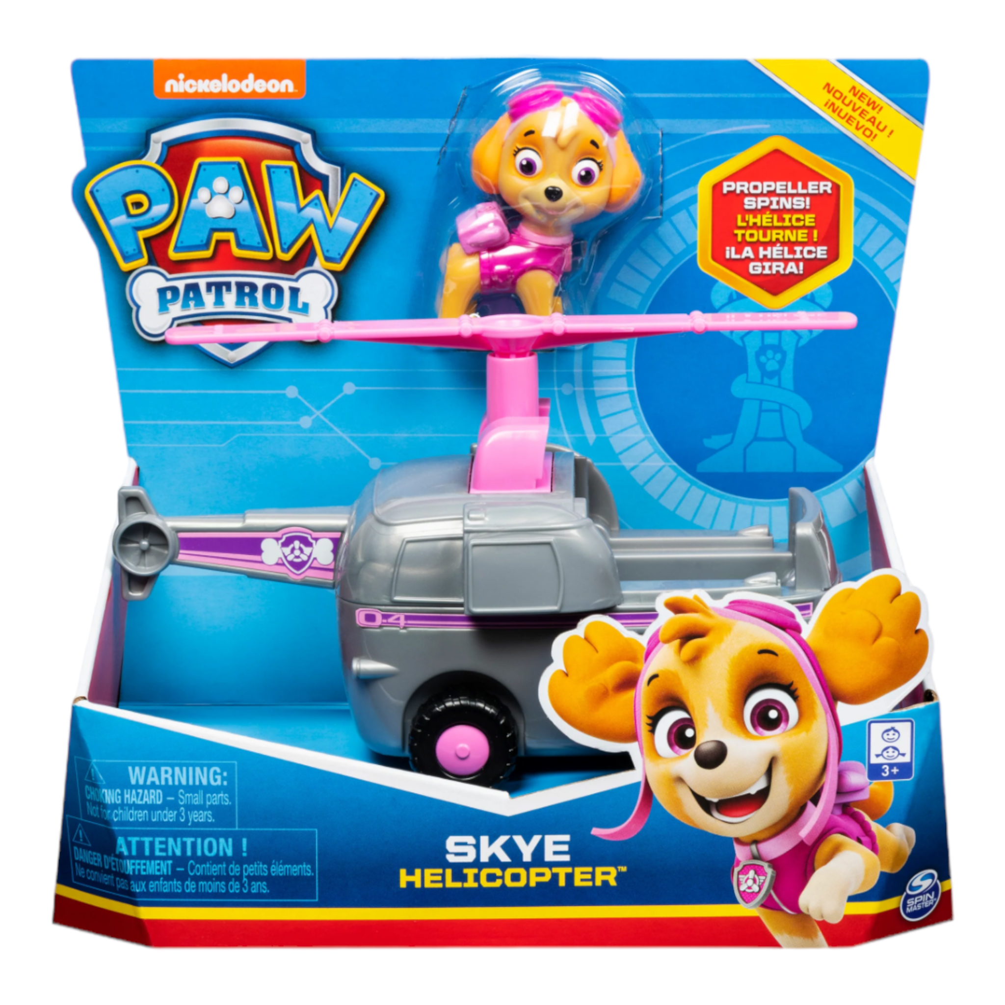 Foto 2 pulgar | Paw Patrol Vehículo De Skye Con Figura De Acción Spin Master