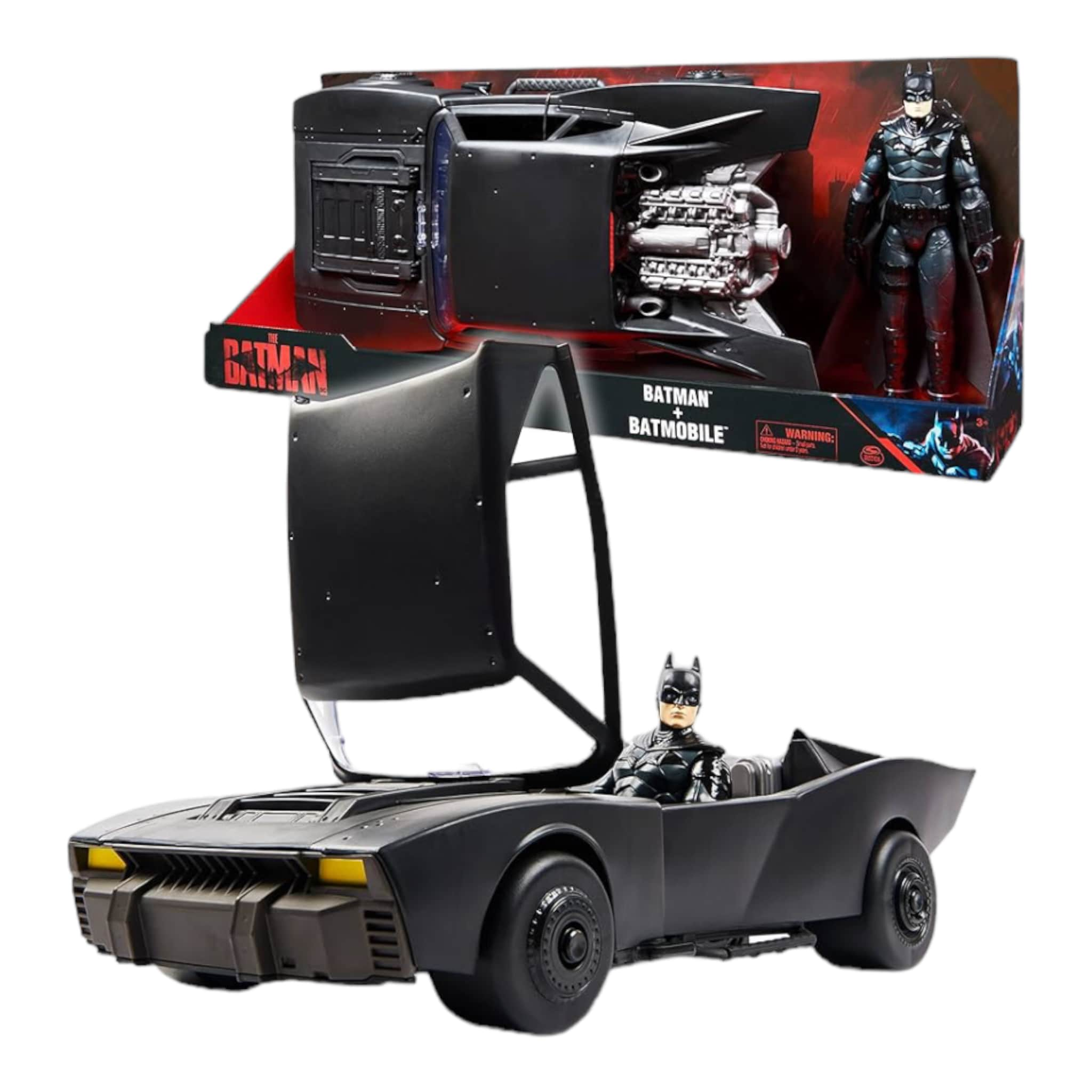 Batimóvil con Figura de Acción Batman Spin Master $1,319