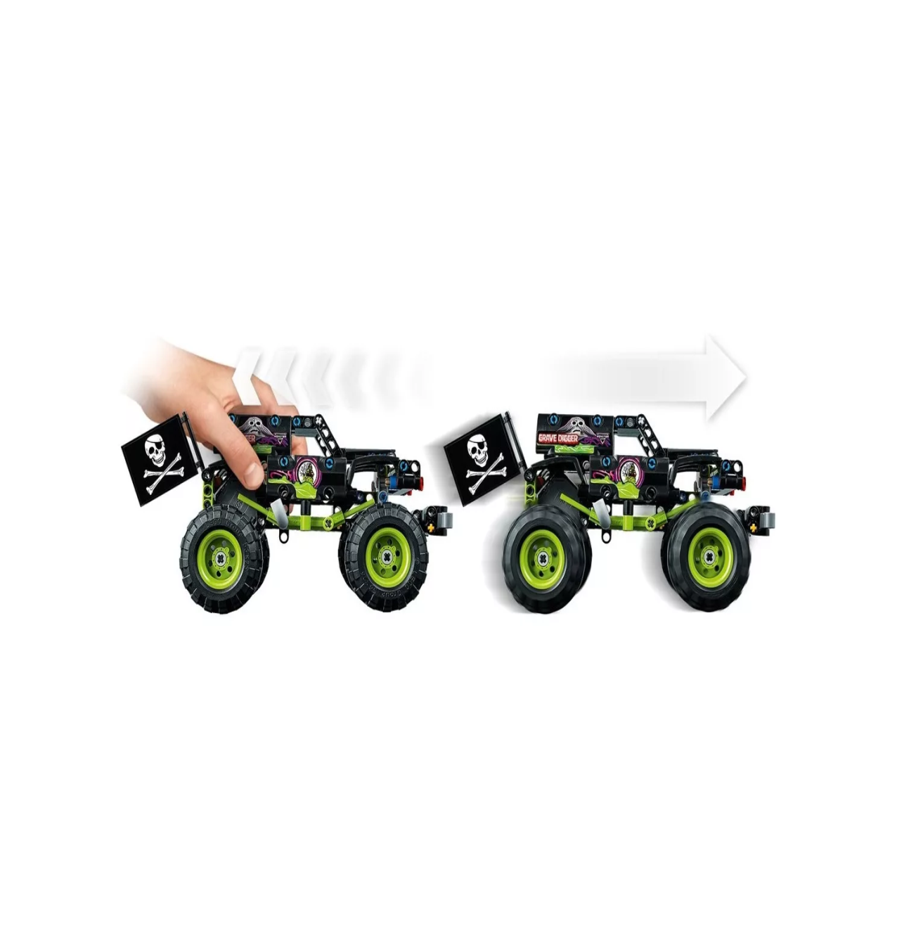 Foto 5 pulgar | Kit Lego Technic Monster Jam Grave Digger 212 Piezas