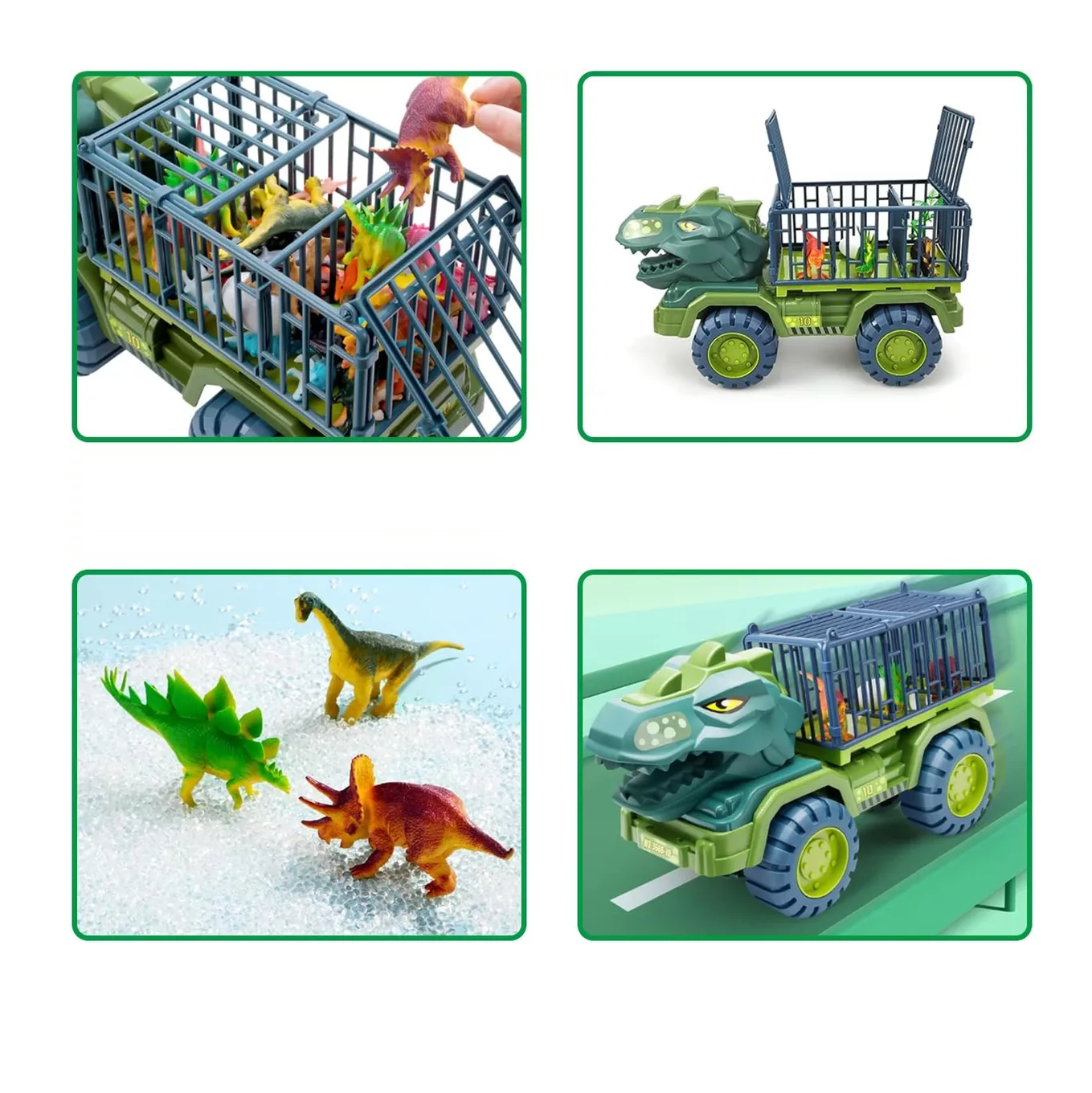 Foto 3 | Camión Transportador Y Accesorios P/15 Dinosaurios Regalo para Niños