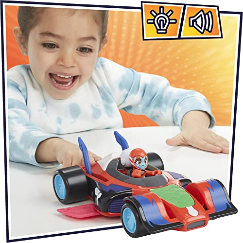 Foto 4 pulgar | Venta Internacional - Máscaras Hasbro Pj Para Coche De Juguete Animal Power Flash Cruiser Con Luces