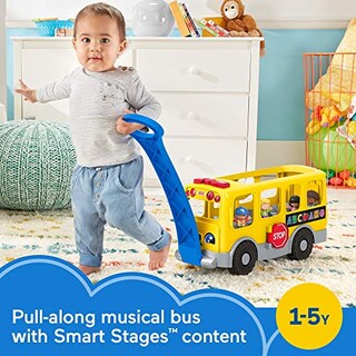 Foto 2 | Autobús Escolar Fisher-Price Little People Multicolor