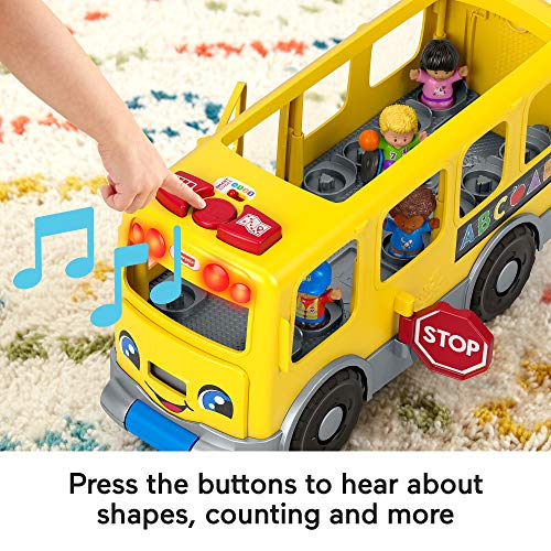 Foto 4 pulgar | Autobús Escolar Fisher-Price Little People Multicolor