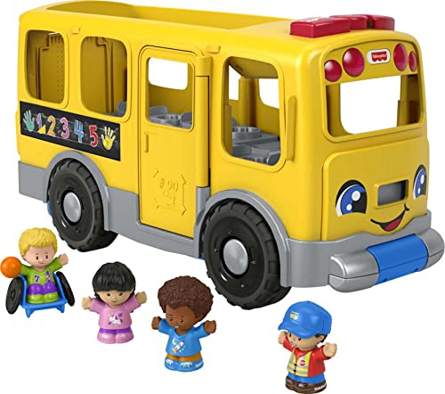 Foto 9 pulgar | Autobús Escolar Fisher-Price Little People Multicolor