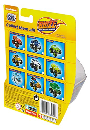 Foto 5 pulgar | Venta Internacional - Vehículo de Juguete Fisher-Price Nickelodeon Blaze & The Monster Machines