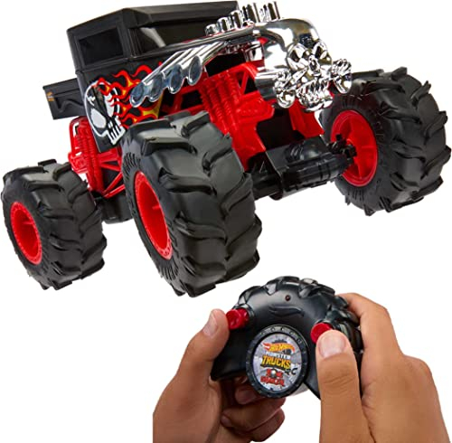 Foto 2 pulgar | Venta Internacional - Carro Hot Wheels RC Monster Trucks Bone Shaker a Escala 1:15