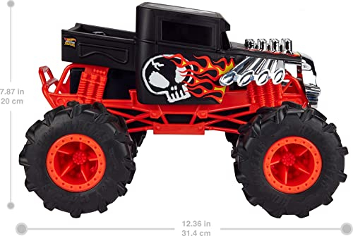 Foto 4 pulgar | Venta Internacional - Carro Hot Wheels RC Monster Trucks Bone Shaker a Escala 1:15