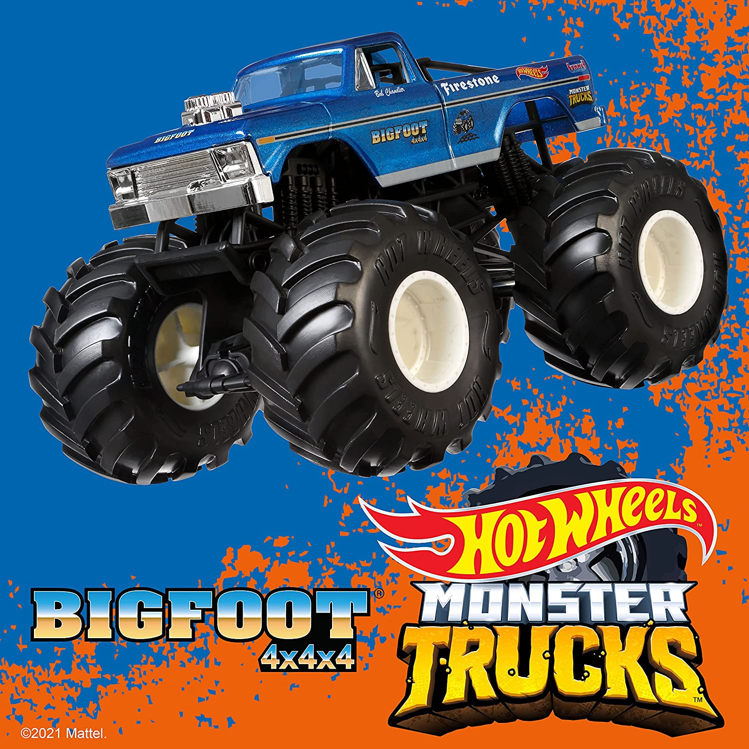 Foto 3 pulgar | Venta Internacional - Carro Hot Wheels Monster Trucks 1:24 Bigfoot