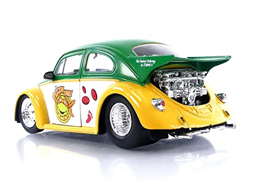 Foto 4 pulgar | Venta Internacional - Coche De Juguete Jada Teenage Mutant Ninja Turtles 1:24 Volkswagen Dr