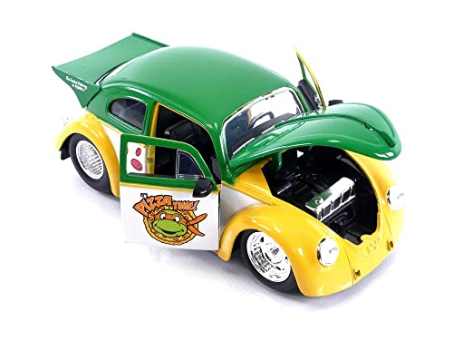 Foto 5 pulgar | Venta Internacional - Coche De Juguete Jada Teenage Mutant Ninja Turtles 1:24 Volkswagen Dr