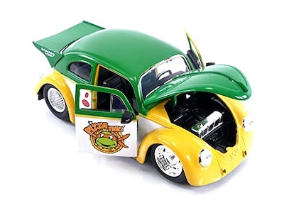 Foto 4 | Venta Internacional - Coche De Juguete Jada Teenage Mutant Ninja Turtles 1:24 Volkswagen Dr