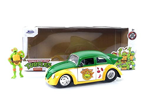 Foto 8 pulgar | Venta Internacional - Coche De Juguete Jada Teenage Mutant Ninja Turtles 1:24 Volkswagen Dr