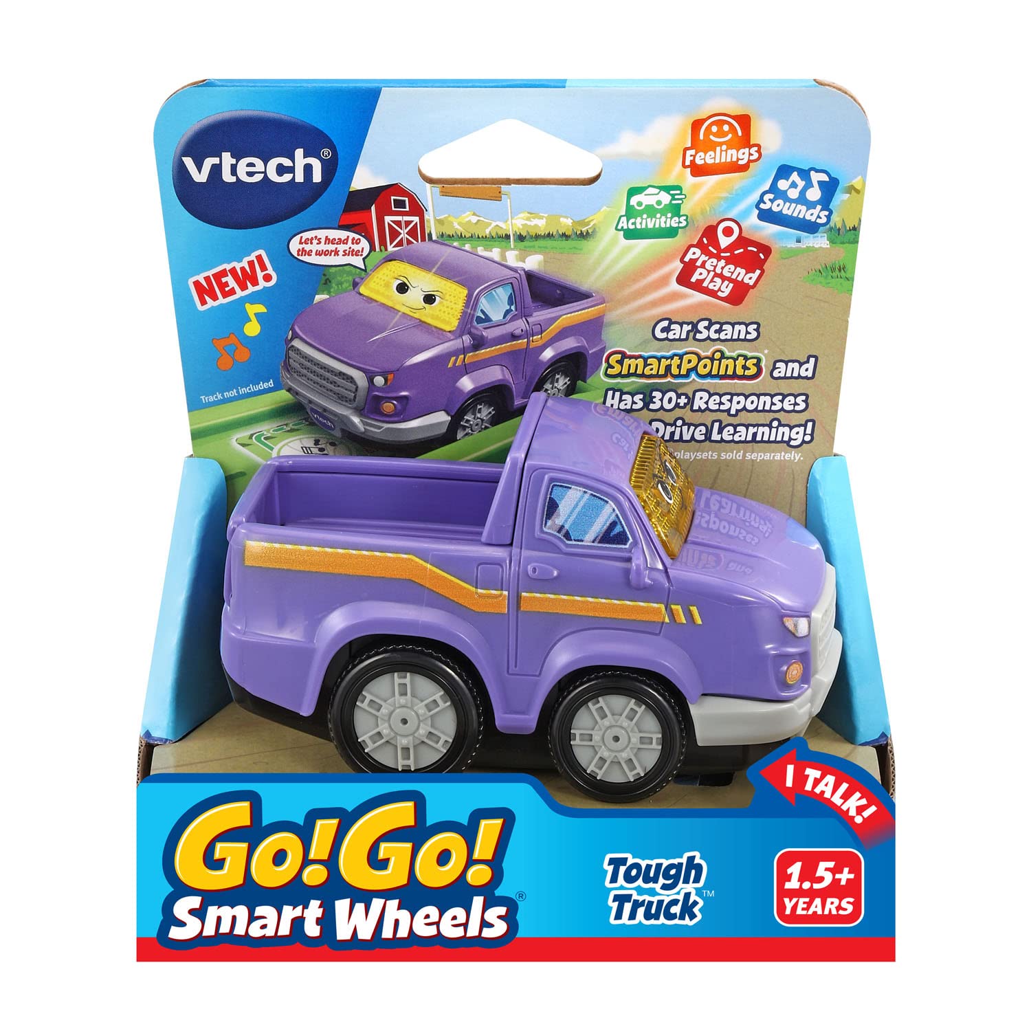 Foto 8 pulgar | Venta Internacional - Coche VTech Go! Smart Wheels Tough Truck Púrpura