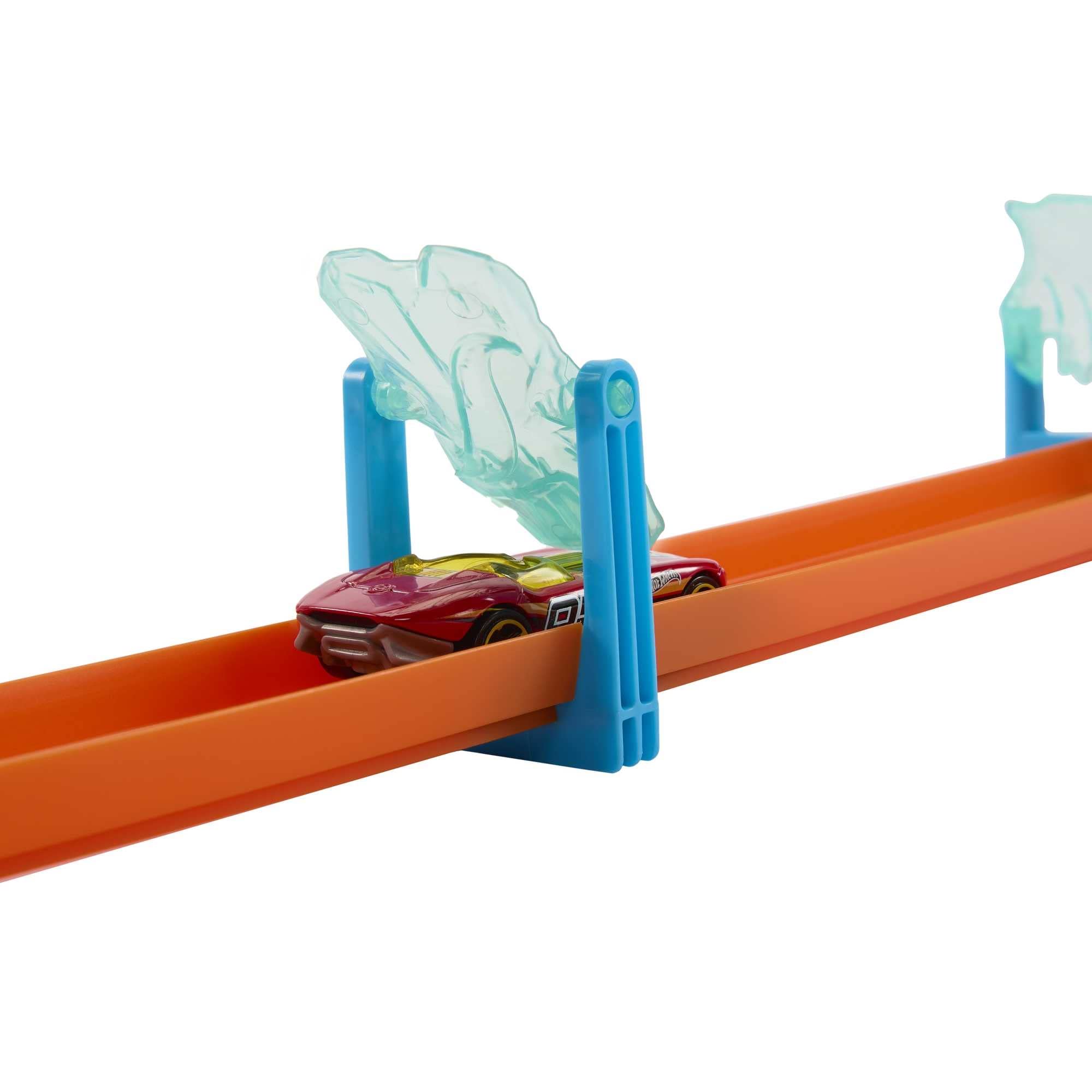 Foto 4 pulgar | Venta Internacional - Pack Track Builder Playset Hot Wheels Ice Crash +10 Unidades