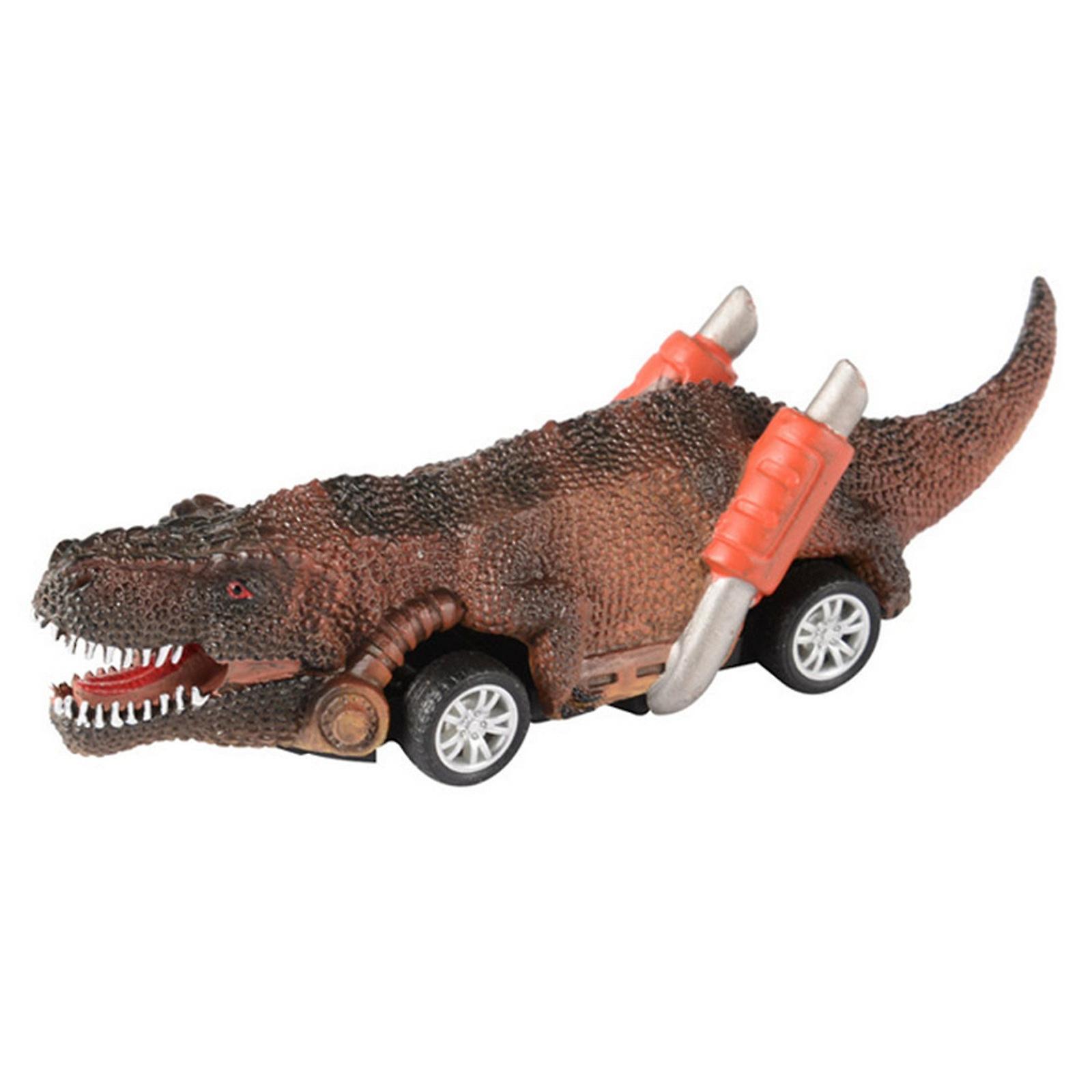 Foto 2 pulgar | Venta Internacional - Carro de Juguete Retráctil Dinosaur para Niños