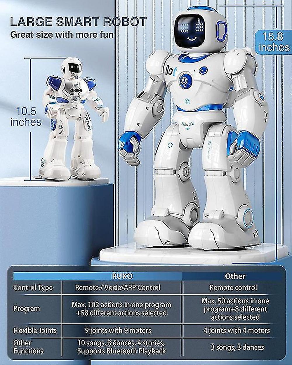 Foto 3 pulgar | Venta Internacional - Robot Inteligente de Juguete Carle Large Programable Interactivo para Niños