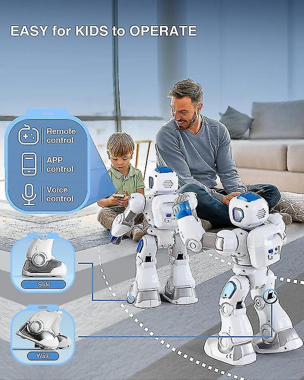 Foto 4 pulgar | Venta Internacional - Robot Inteligente de Juguete Carle Large Programable Interactivo para Niños