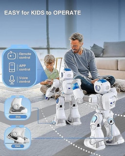 Foto 3 | Venta Internacional - Robot Inteligente de Juguete Carle Large Programable Interactivo para Niños