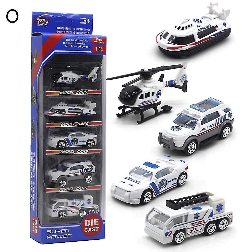 Venta Internacional - Coche De Juguete Farfi Diecast Alloy Engineering Racing 1:64 5 Unidades