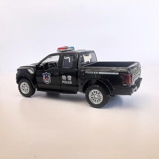 Foto 5 | Venta Internacional - Coche De Policía De Aleación A Escala 1:32 De Juguete Fundido A Presión Con Sonido Y L