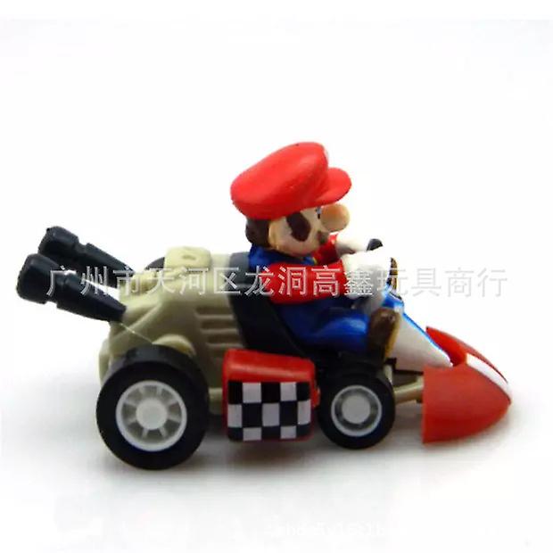 Foto 5 pulgar | Venta Internacional - Set De Coches De Juguete Bimirth Super Mario Bros Bilar/karts, 6 Piezas