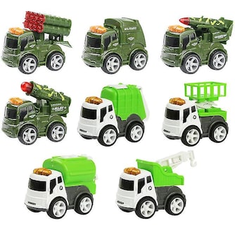 Foto 2 | Venta Internacional - Mini Coche Militar Y Defensa De Aleación Para Niños, De Juguete, 8/4 Unidades