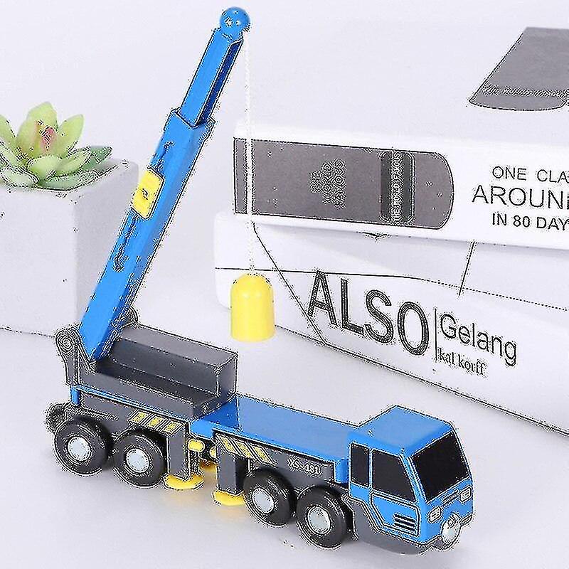 Foto 4 pulgar | Venta Internacional - Camión De Juguete Toy Cars Boom Lifting Compatible Con Trenes De Madera