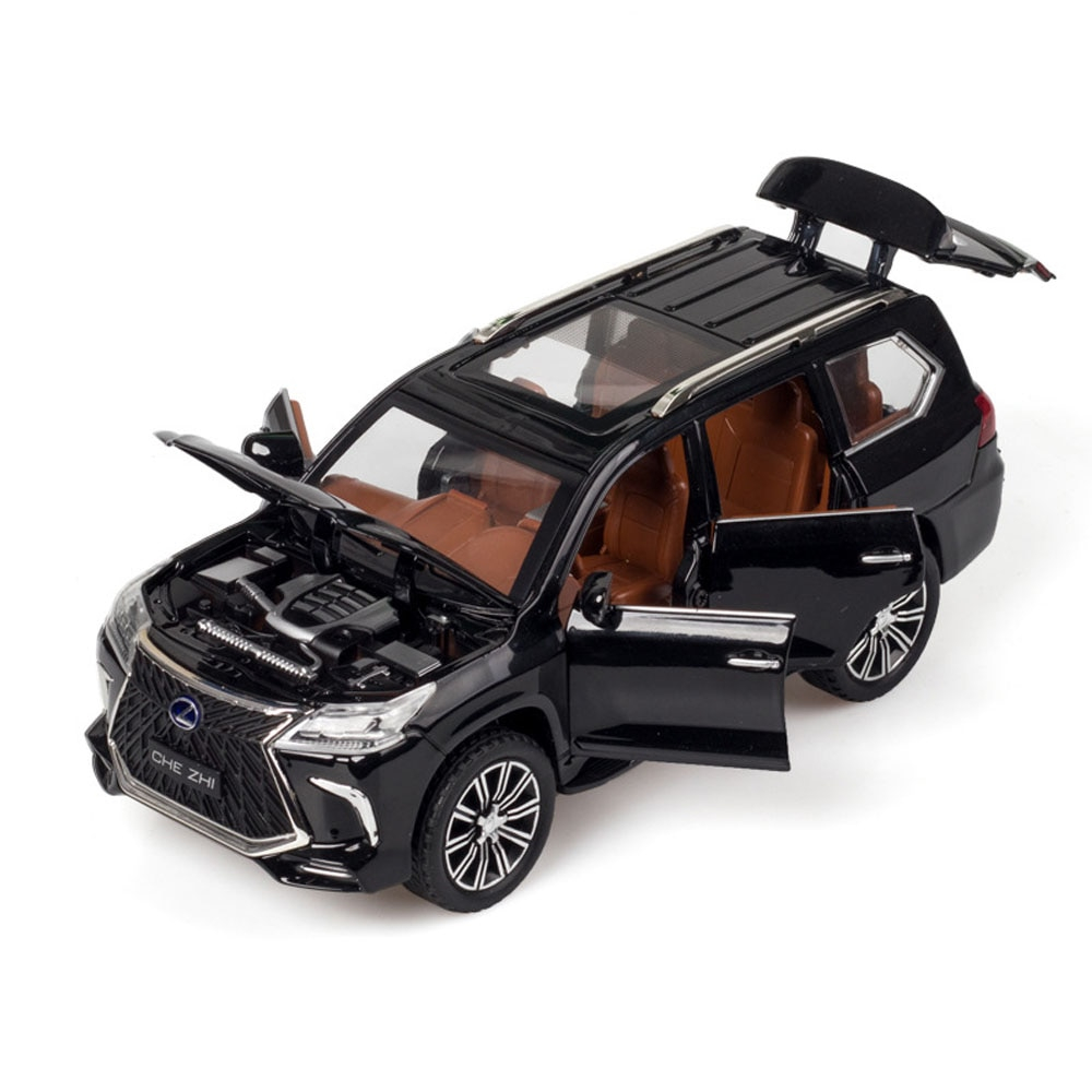 Venta Internacional - Luz De Sonido Lexus Lx570 De Coche Fundido A Presión 1:24 De