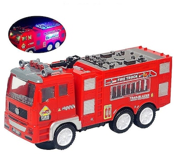 Foto 1 | Venta Internacional - Modelo De Camión De Bomberos Multifuncional De Coche De Simulación De Juguete