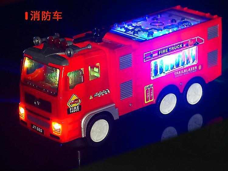 Foto 3 pulgar | Venta Internacional - Modelo De Camión De Bomberos Multifuncional De Coche De Simulación De Juguete