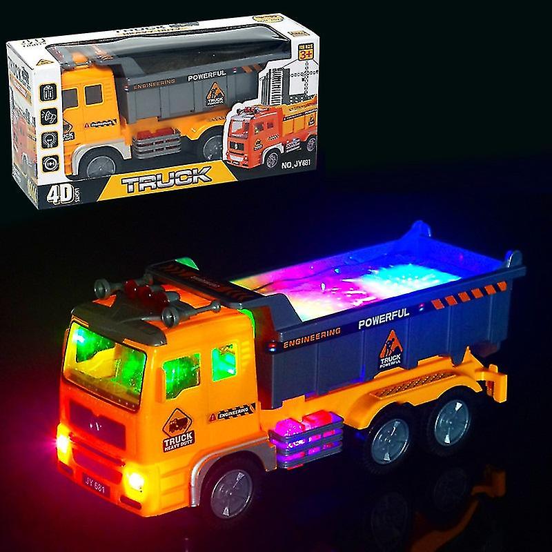 Foto 3 pulgar | Venta Internacional - Vehículo De Construcción, Coche Ligero 4d De Juguete Para Niños Y Niñas