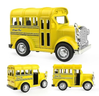 Foto 1 | Venta Internacional - Miniautobús De Aleación De Juguete Y Autobús Escolar Con Cierre Retráctil