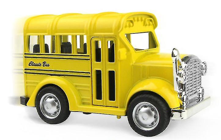 Foto 3 pulgar | Venta Internacional - Miniautobús De Aleación De Juguete Y Autobús Escolar Con Cierre Retráctil