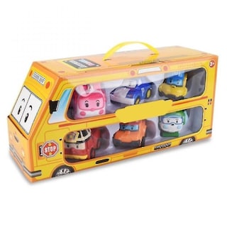 Foto 1 | Venta Internacional - Set De Coche Robot De Juguete Poli Car Kids Transform Vehicle, 6 Unidades