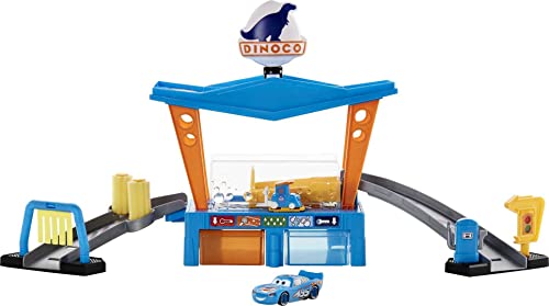 Venta Internacional - Set De Juego Para Lavar Autos Disney Cars Toys Dinoco Con Pitty & Mcqueen