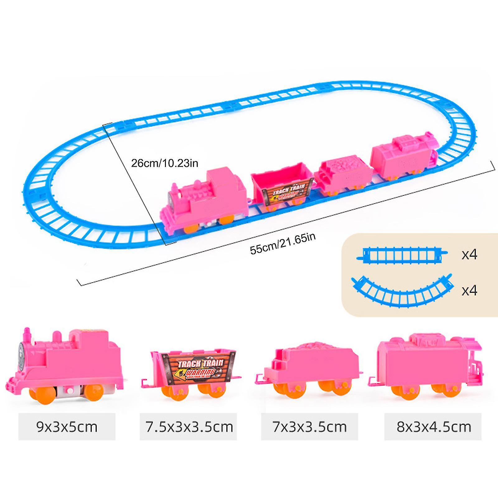 Foto 3 pulgar | Venta Internacional - Juego De Vías De Tren Puzzle Toy Con 3/4 Vagones Para Niños De 3 A 5 Años