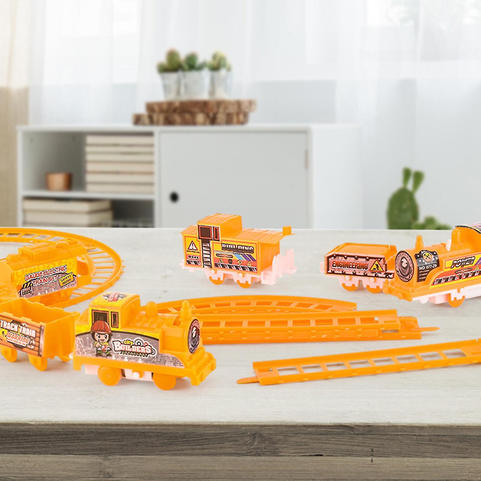 Foto 4 pulgar | Venta Internacional - Juego De Vías De Tren Puzzle Toy Con 3/4 Vagones Para Niños De 3 A 5 Años