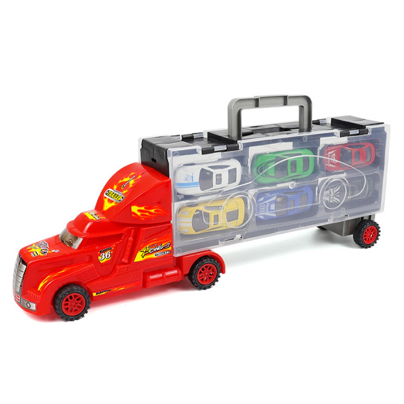 Foto 2 pulgar | Venta Internacional - Minicoche Portacontenedores Farfi Para Niños Toy Car Con Pista Deslizante 6