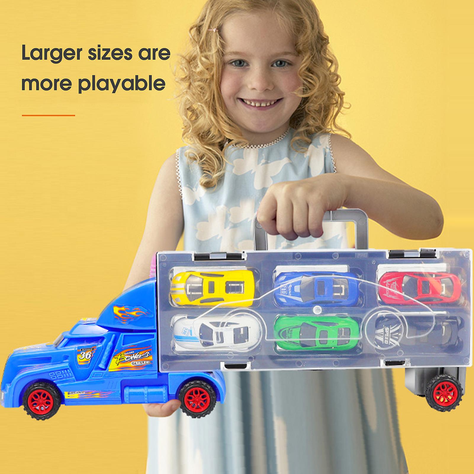 Foto 4 pulgar | Venta Internacional - Minicoche Portacontenedores Farfi Para Niños Toy Car Con Pista Deslizante 6