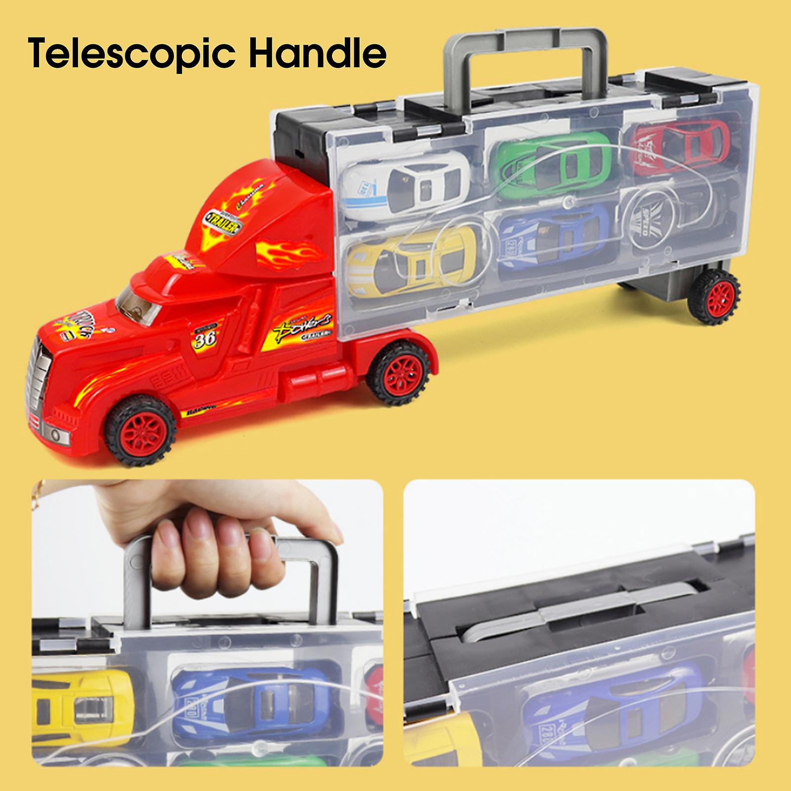 Foto 4 | Venta Internacional - Minicoche Portacontenedores Farfi Para Niños Toy Car Con Pista Deslizante 6