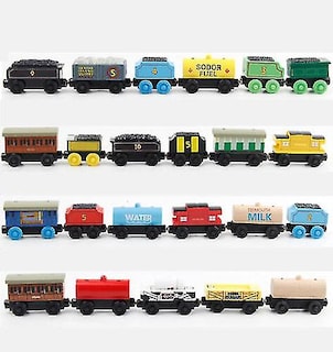 Foto 4 | Venta Internacional - Colección De Imanes De Madera Para Ferrocarril De Toy Train Thomas And Friends