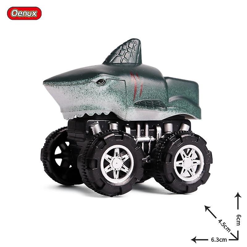 Venta Internacional - Camión De Regalo Para Niños Toy Car Oenux Shark Dinosaur Pull Back