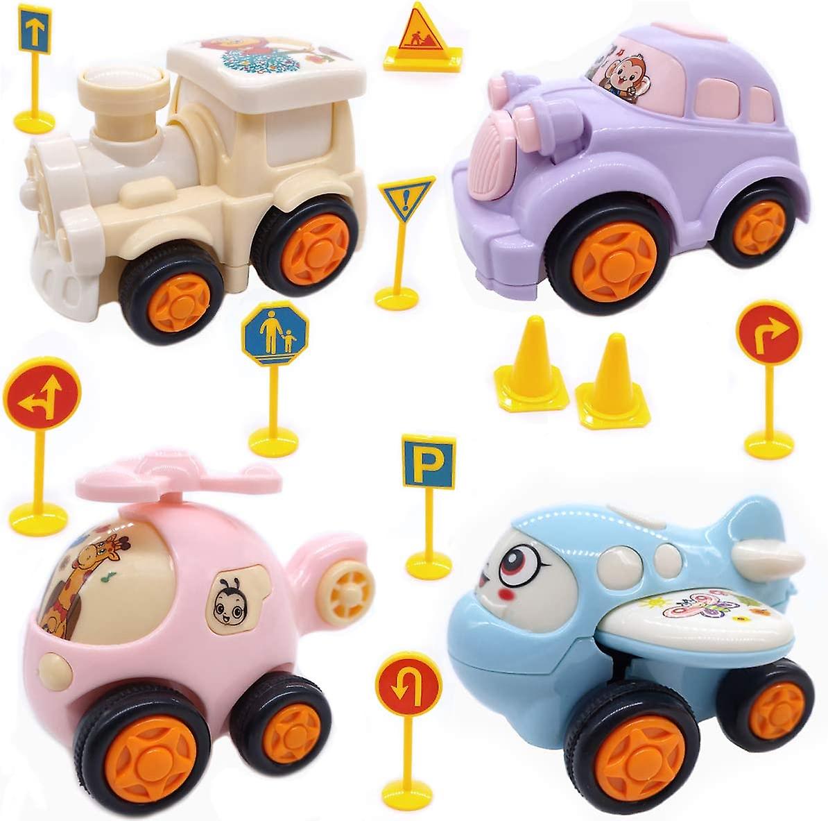 Venta Internacional - Vehículos Motorizados De Fricción Con Dibujos Animados De Toy Push And Go