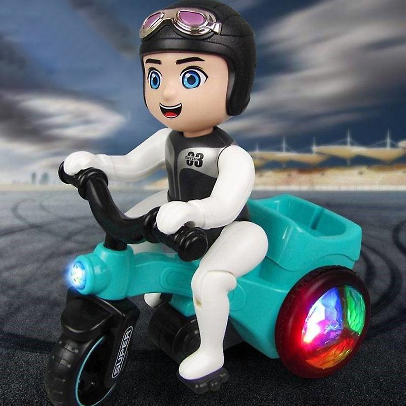 Foto 3 pulgar | Venta Internacional - Triciclo Stunt Toy Volquete Giratorio con Iluminación Musical para Niños